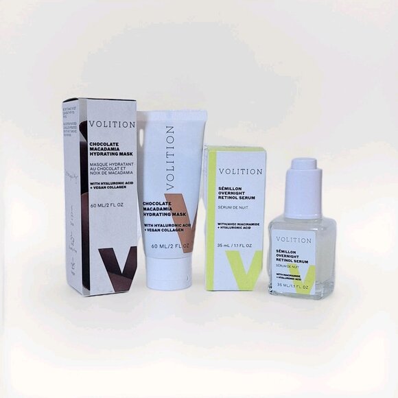 VOLITION BEAUTY BUNDLE Sémillon Overnight Retinol Serum & Hydrating Mask BNIB - Picture 4 of 4